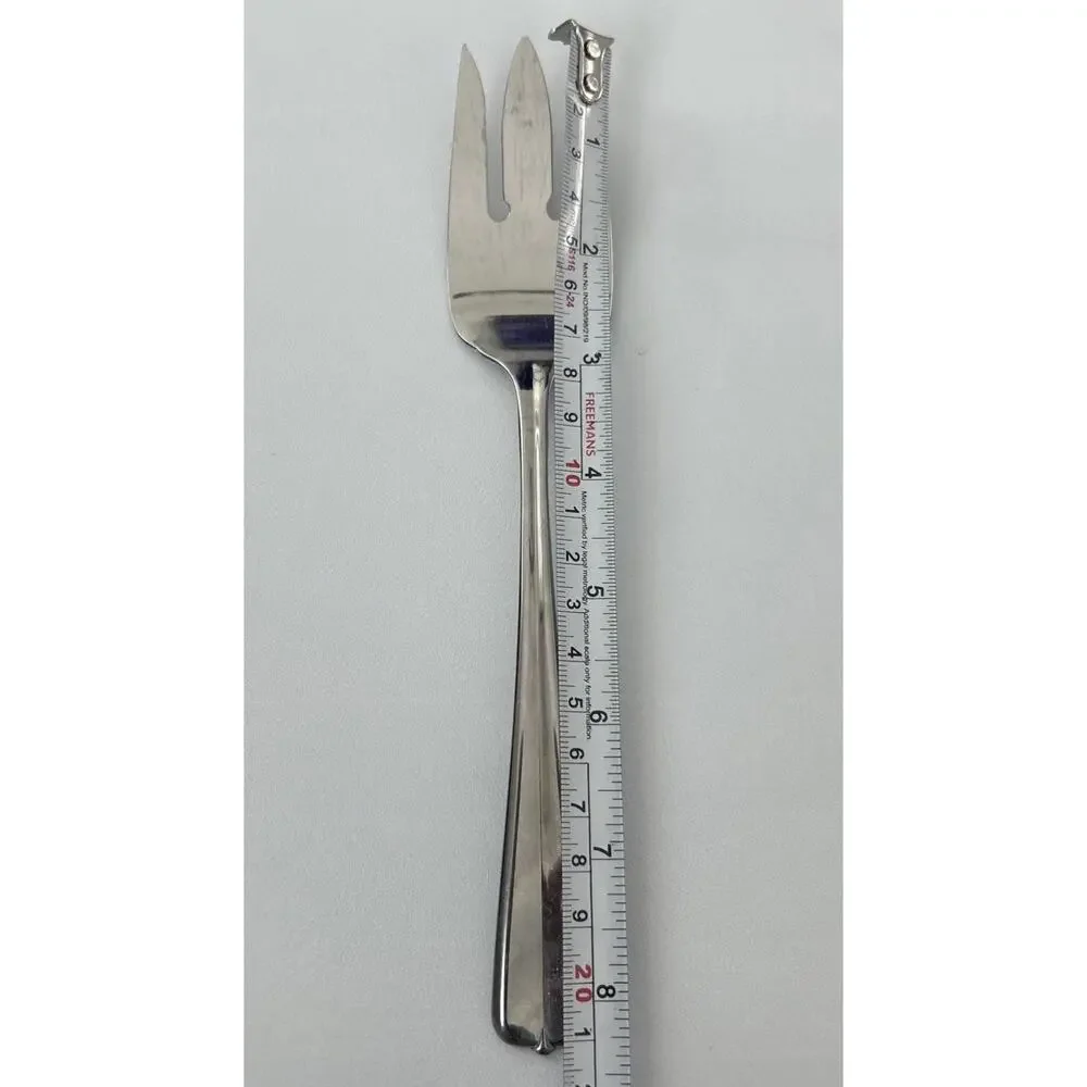 Vtg Oneida‎ GALA-IMPULSE Glossy Stainless Steel Flatware 8.5” MEAT FORK USA